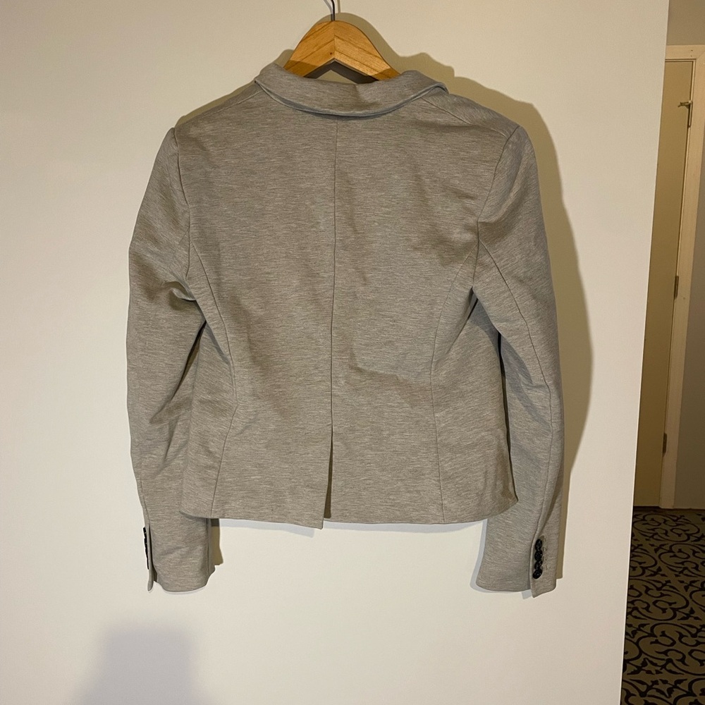 Ann Taylor Light Gray Women's Blazer - Picture 2 of 4